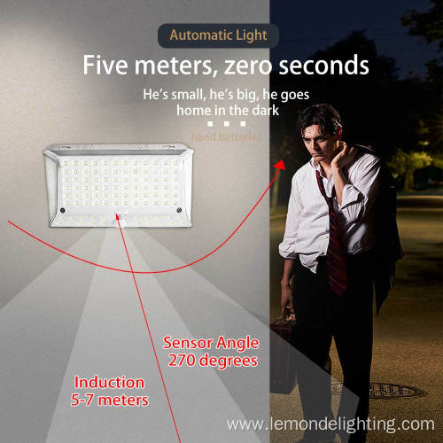 PIR Motion Sensor Outdoor Solar Security Wall Light